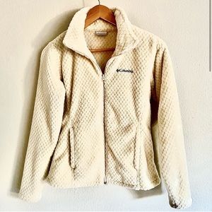 Women's Columbia FireSide Sherpa Full Zip Jacket neutral/off-white Small